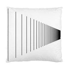 Fence Line Black Standard Cushion Case (one Side) by Mariart