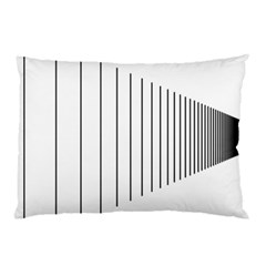 Fence Line Black Pillow Case