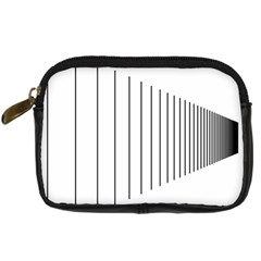 Fence Line Black Digital Camera Cases