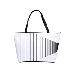 Fence Line Black Shoulder Handbags