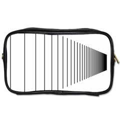 Fence Line Black Toiletries Bags