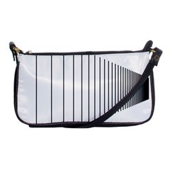 Fence Line Black Shoulder Clutch Bags