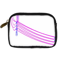 Electricty Power Pole Blue Pink Digital Camera Cases