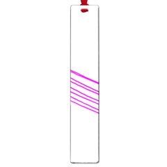 Electricty Power Pole Blue Pink Large Book Marks