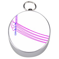 Electricty Power Pole Blue Pink Silver Compasses by Mariart