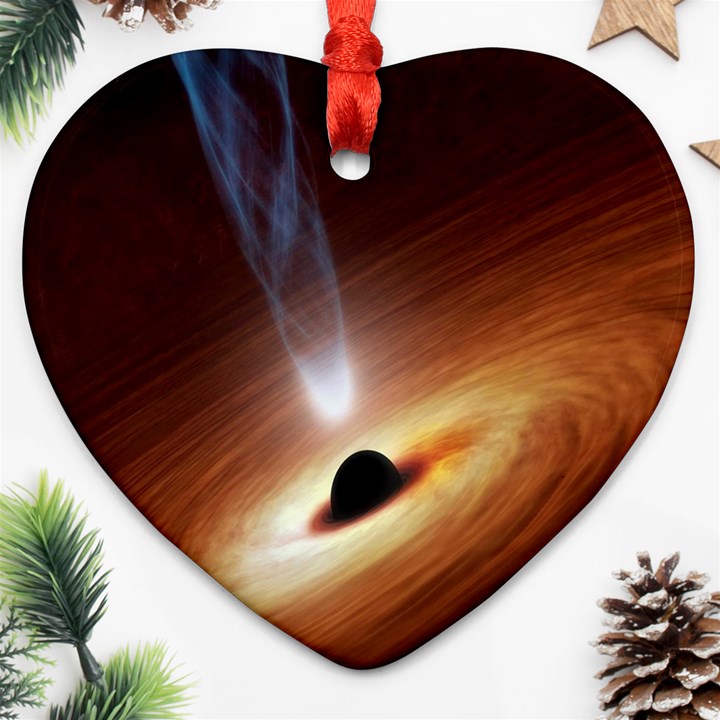 Coming Supermassive Black Hole Century Ornament (Heart)