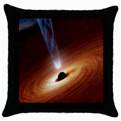 Coming Supermassive Black Hole Century Throw Pillow Case (black)