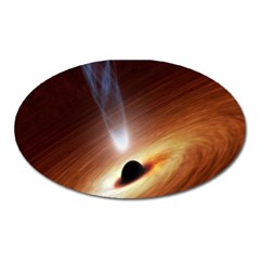 Coming Supermassive Black Hole Century Oval Magnet by Mariart