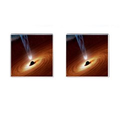 Coming Supermassive Black Hole Century Cufflinks (square) by Mariart