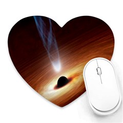 Coming Supermassive Black Hole Century Heart Mousepads by Mariart