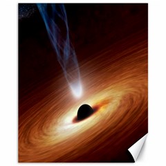 Coming Supermassive Black Hole Century Canvas 11  X 14  