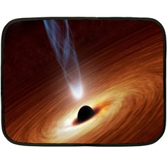 Coming Supermassive Black Hole Century Fleece Blanket (mini) by Mariart