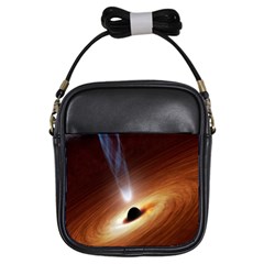 Coming Supermassive Black Hole Century Girls Sling Bags by Mariart