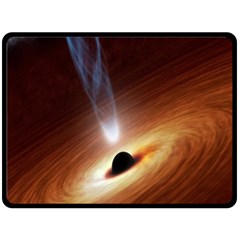 Coming Supermassive Black Hole Century Fleece Blanket (large)  by Mariart