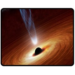 Coming Supermassive Black Hole Century Fleece Blanket (medium)  by Mariart