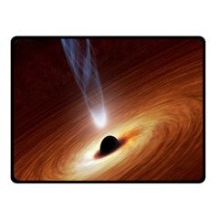 Coming Supermassive Black Hole Century Double Sided Fleece Blanket (small)  by Mariart