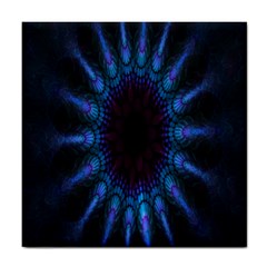 Exploding Flower Tunnel Nature Amazing Beauty Animation Blue Purple Tile Coasters by Mariart