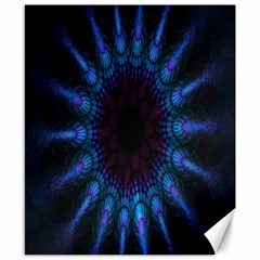 Exploding Flower Tunnel Nature Amazing Beauty Animation Blue Purple Canvas 8  X 10  by Mariart