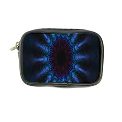 Exploding Flower Tunnel Nature Amazing Beauty Animation Blue Purple Coin Purse by Mariart