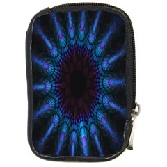 Exploding Flower Tunnel Nature Amazing Beauty Animation Blue Purple Compact Camera Cases by Mariart