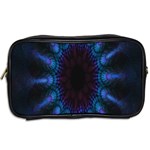 Exploding Flower Tunnel Nature Amazing Beauty Animation Blue Purple Toiletries Bags 2-Side Back