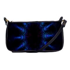 Exploding Flower Tunnel Nature Amazing Beauty Animation Blue Purple Shoulder Clutch Bags