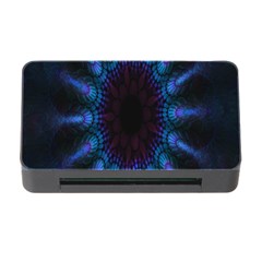 Exploding Flower Tunnel Nature Amazing Beauty Animation Blue Purple Memory Card Reader With Cf