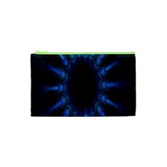 Exploding Flower Tunnel Nature Amazing Beauty Animation Blue Purple Cosmetic Bag (xs) by Mariart