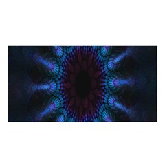 Exploding Flower Tunnel Nature Amazing Beauty Animation Blue Purple Satin Shawl