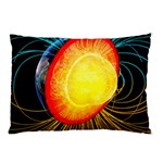 Cross Section Earth Field Lines Geomagnetic Hot Pillow Case 26.62 x18.9  Pillow Case