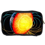 Cross Section Earth Field Lines Geomagnetic Hot Toiletries Bags Front