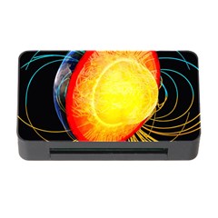 Cross Section Earth Field Lines Geomagnetic Hot Memory Card Reader With Cf by Mariart