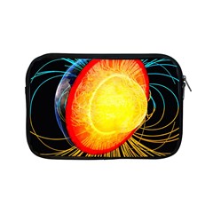 Cross Section Earth Field Lines Geomagnetic Hot Apple Ipad Mini Zipper Cases by Mariart