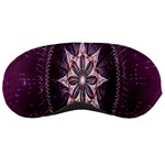 Flower Twirl Star Space Purple Sleeping Masks Front