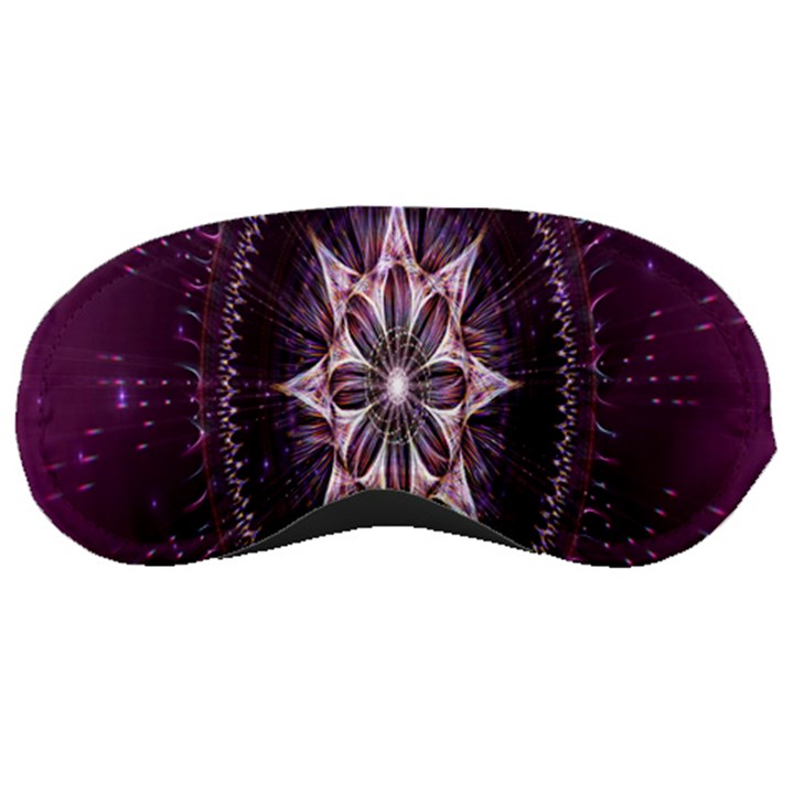 Flower Twirl Star Space Purple Sleeping Masks