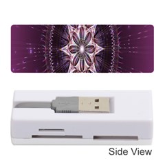 Flower Twirl Star Space Purple Memory Card Reader (stick)  by Mariart