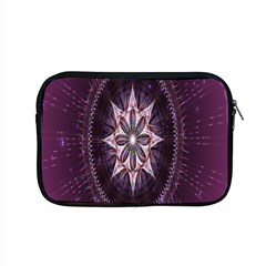 Flower Twirl Star Space Purple Apple Macbook Pro 15  Zipper Case by Mariart