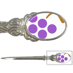 Fruit Grape Purple Letter Openers by Mariart