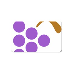 Fruit Grape Purple Magnet (name Card)