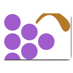 Fruit Grape Purple Large Doormat 