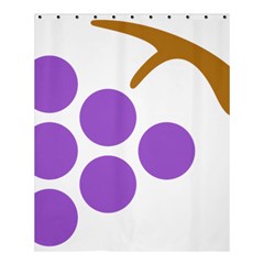 Fruit Grape Purple Shower Curtain 60  X 72  (medium)  by Mariart