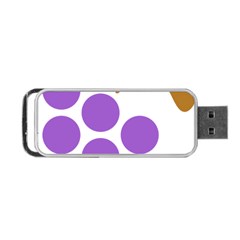 Fruit Grape Purple Portable Usb Flash (two Sides)