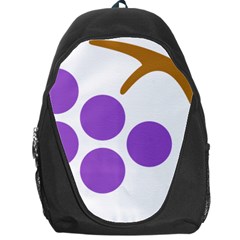 Fruit Grape Purple Backpack Bag by Mariart