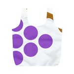 Fruit Grape Purple Full Print Recycle Bags (M)  Back