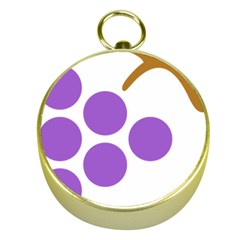 Fruit Grape Purple Gold Compasses by Mariart