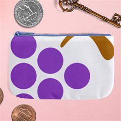 Fruit Grape Purple Large Coin Purse by Mariart