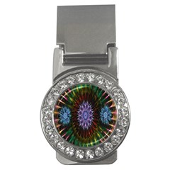 Flower Stigma Colorful Rainbow Animation Gold Space Money Clips (cz) 