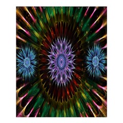 Flower Stigma Colorful Rainbow Animation Gold Space Shower Curtain 60  X 72  (medium)  by Mariart