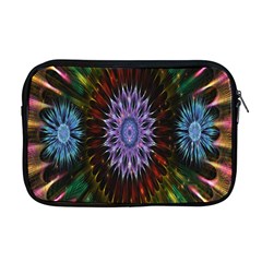 Flower Stigma Colorful Rainbow Animation Gold Space Apple Macbook Pro 17  Zipper Case by Mariart