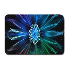 Flower Stigma Colorful Rainbow Animation Space Plate Mats by Mariart